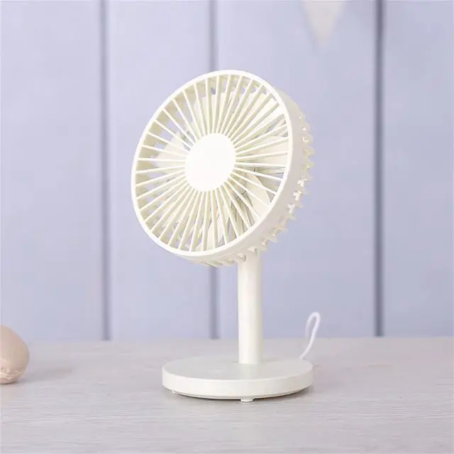 Main image of USB Desktop Fan Household, Outdoor Portable Fan Office Household Enhancement 5 Fan Leaf Mobile Desktop Fan (Color : White)