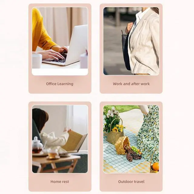 Alt view image 5 of 7 - USB Rechargeable Handheld Cooling Fan, 2-Gears Low Noise Multifunctional Small Fan, Portable Mini Electric Fan for Office Outdoor Traveling