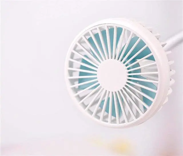 Alt view image 2 of 3 - TONGSH USB Mini Fan Professional Mini Clip Fan with Rechargeble Battery, for Home, Bed, Car, Office and Desk Small Electric Fan with Ultra Quiet Operation & 2 Speed Settings (Color : Blue)