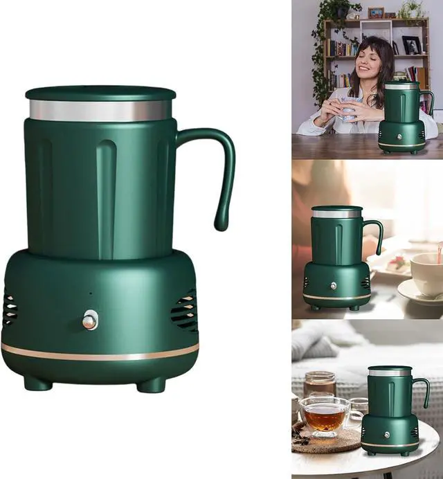 Alt view image 2 of 7 - USB Powered Drink Cooling Heating Cup Duals Function Temperature Adjustable Stainless Steel Coolers and Warmer