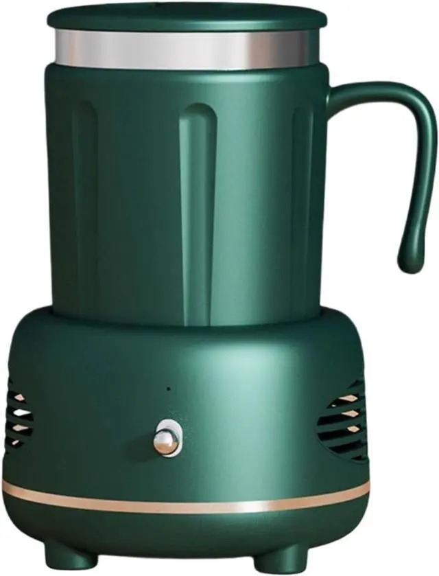 Alt view image 7 of 7 - USB Powered Drink Cooling Heating Cup Duals Function Temperature Adjustable Stainless Steel Coolers and Warmer