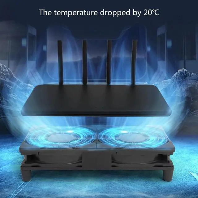 Alt view image 5 of 7 - Efficient 120mm USB Fan with Stand for Cooling Routers Networks Servers Projects and Laptop Cooling