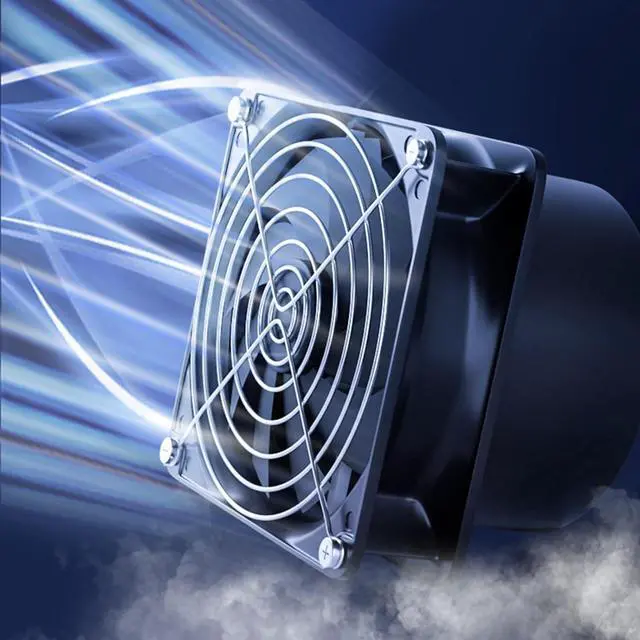 Alt view image 3 of 7 - USB 5V1A Power Exhaust Fan Set for Printer Enclosures for Ventilation in Kitchens Bathrooms and Workshops Air Ventilation