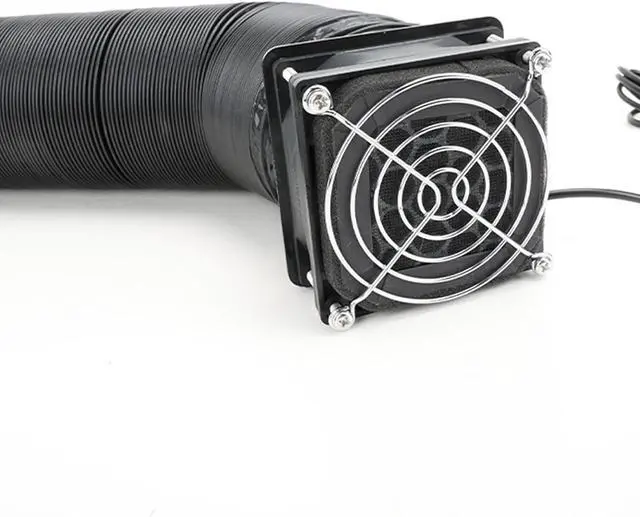 Alt view image 6 of 7 - USB 5V1A Power Exhaust Fan Set for Printer Enclosures for Ventilation in Kitchens Bathrooms and Workshops Air Ventilation