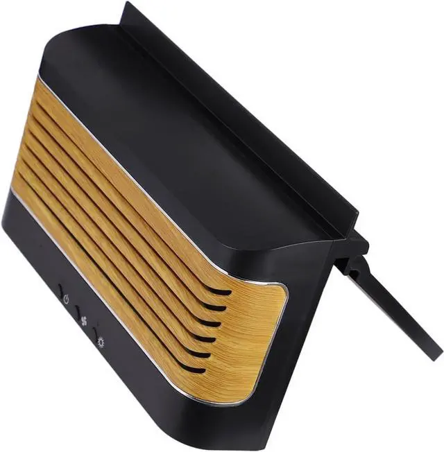 Main image of Gatuida 1pc Solar Car Exhaust Fan Usb Charging Cooling Ventilation Fan for Vehicles Compact Design for Airflow Low Noise Black Color