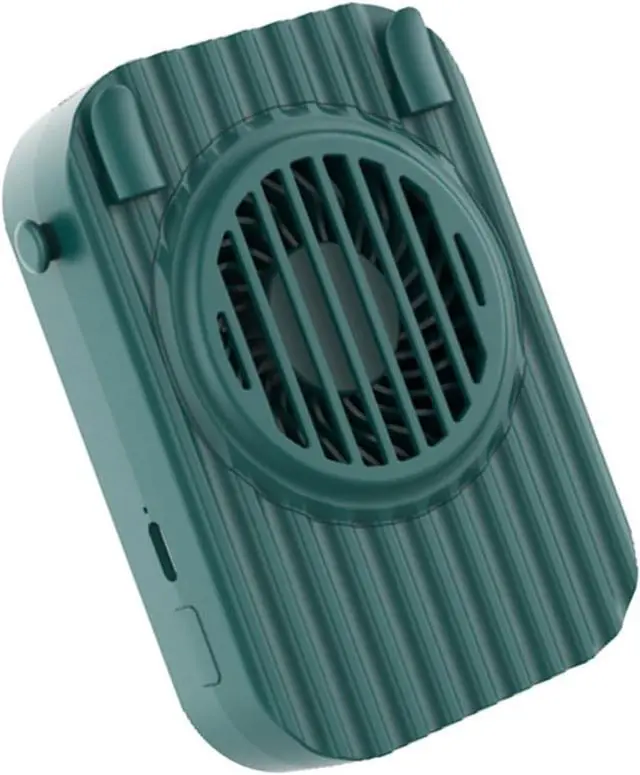 Main image of 1 Set Hanging Neck Fan Tabletop Fan Electric Fan Small Personal Fans Office Desktop Fan Portable Fan Mini Hand Held Fan Facial Filter Sponge Tent Fans USB Travel Charging Fan Abs