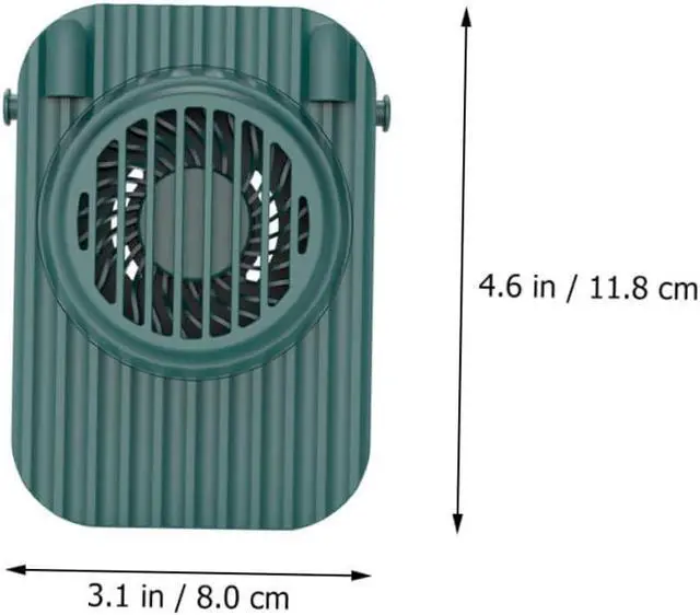 Alt view image 2 of 7 - 1 Set Hanging Neck Fan Tabletop Fan Electric Fan Small Personal Fans Office Desktop Fan Portable Fan Mini Hand Held Fan Facial Filter Sponge Tent Fans USB Travel Charging Fan Abs