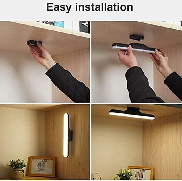 Alt view image 5 of 6 - Lamp for Wall, Magnet LED Reading Lamp Stepless Dimmable Wall Lamp Built in USB Rechargeable Battery Compatible with Desk Studing Mirror Cabinet(Built in Battery)