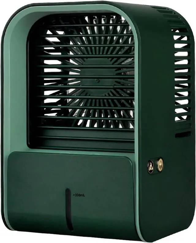 Main image of Portable Air Chiller - USB Rechargeable Evaporative Air Cooler Fan with 3 Quiet Speeds for Home and Office, Compact and Lightweight (Gray)(B)