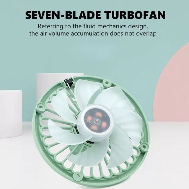 Alt view image 3 of 7 - Mini Fan for Car,Tire-Shape Cooling Fan for Summer, USB Clip on Fan, Travel Camping Small Fan, 3 Speed Adjustable, Car Air Vent USB Fans, Portable Desk Fan, Multifunctional Personal Fan,Black