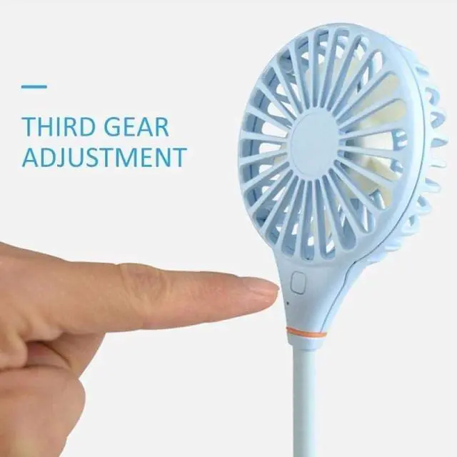 Alt view image 2 of 4 - Portable Neck Fan, 360° Free Rotation, USB Fan 3 Speed Personal Fan for Sport, Office, Home, Outdoor, Travel (Color : Pink)