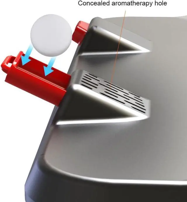 Alt view image 6 of 7 - Electric fan, 3 Heads Car Fan Portable Air Cooling Fan Silent Electric Fan 360° Rotation with 2 Wind Speed Phone Number Display for Car Truck SUV RV Marine Boat