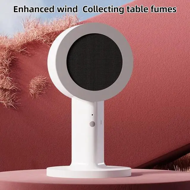 Alt view image 5 of 7 - ciciglow Portable Range Hood, 2 Speeds Desktop Kitchen Exhaust Fan, USB Rechargeable Low Noise Vent Fan for RV Indoor BBQ Hot Pot