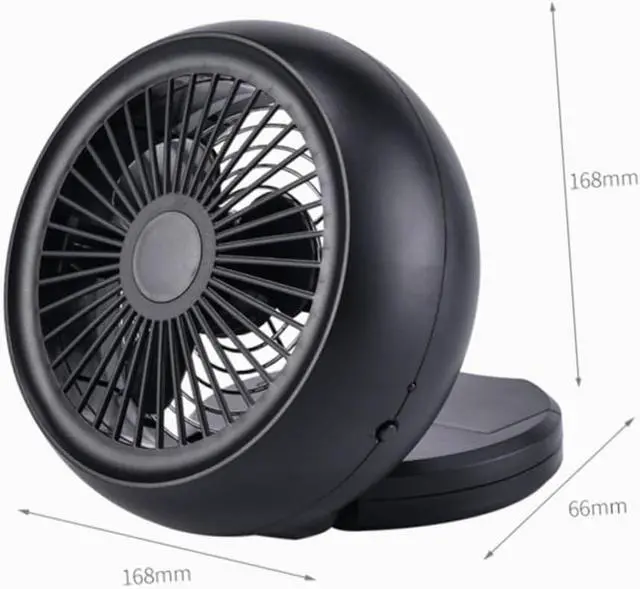 Alt view image 3 of 7 - jojofuny 3pcs Usb Mini Desk Fan Battery Powered Cooling Fan for Compact Portable Design for Home Office Travel and Outdoor Use Black