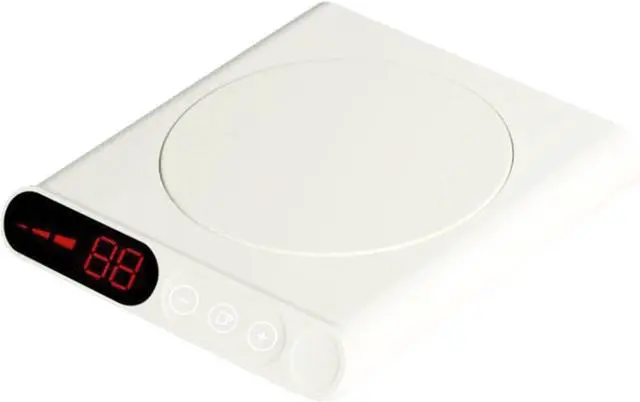 Main image of Coffee Mug Warmer USB Smart Electric Cup Heater Heating Plate with Water-Proof Touch Panel 3 Temperature Setting 8 h Auto Shut Off Winter Gift for Men Women (Color :) (White)