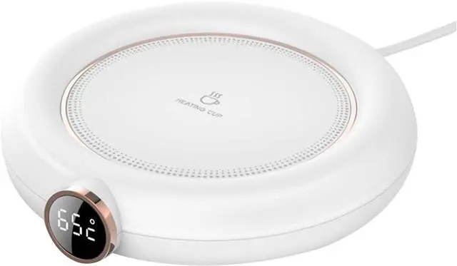 Alt view image 4 of 7 - 1pc Coaster Mug Warmer for Desk USB Mug Electric Beverage Cup Warmer Plate Coffe Warmer Home Cup Warmer Candle Wax Warmer self Warming Mug Plastic White hot Plate Office Coffee/71