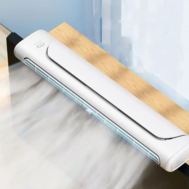 Main image of Monitor Clip On Fan, Bladeless Computer Fan Personal Cooling Fan for Office, Quiet USB Desk Fan Small Tower Fan for Desk, Suitable for Flat and Curved Monitor, Laptop (Color : White)