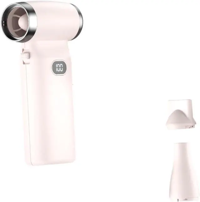 Main image of Mini Fan Powerful Air Duster Dusting and Drying Dry Blower Portable Fan for Camping Keyboard Cleaning Car Maintenance, Pink(Pink)