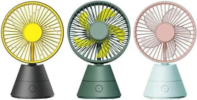 Alt view image 2 of 4 - Mini Handheld Fan, Portable Fan USB Rechargeable, for Home Office Outdoor Travel (Color : Blue)