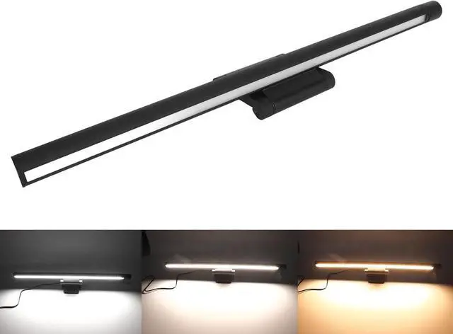 Alt view image 4 of 7 - Computer Monitor Lamp, Dimmable Screen Monitor Light Bar, USB Powered LED Computer Screen Lamp for Students, Graphic Designers and Business Workers