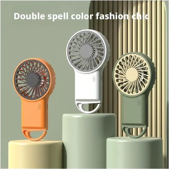 Alt view image 7 of 7 - Portable And Easy To Store Small Fan(White)