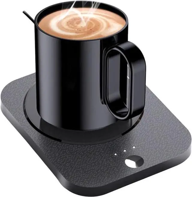 Alt view image 2 of 7 - The Intelligent Constant Temperature Coaster can be Heated to 55 Degrees and is Suitable for Milk and Coffee Isothermal Cups. Creative Insulated Roller Coaster for Promotional Activities