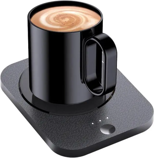 Alt view image 6 of 7 - The Intelligent Constant Temperature Coaster can be Heated to 55 Degrees and is Suitable for Milk and Coffee Isothermal Cups. Creative Insulated Roller Coaster for Promotional Activities