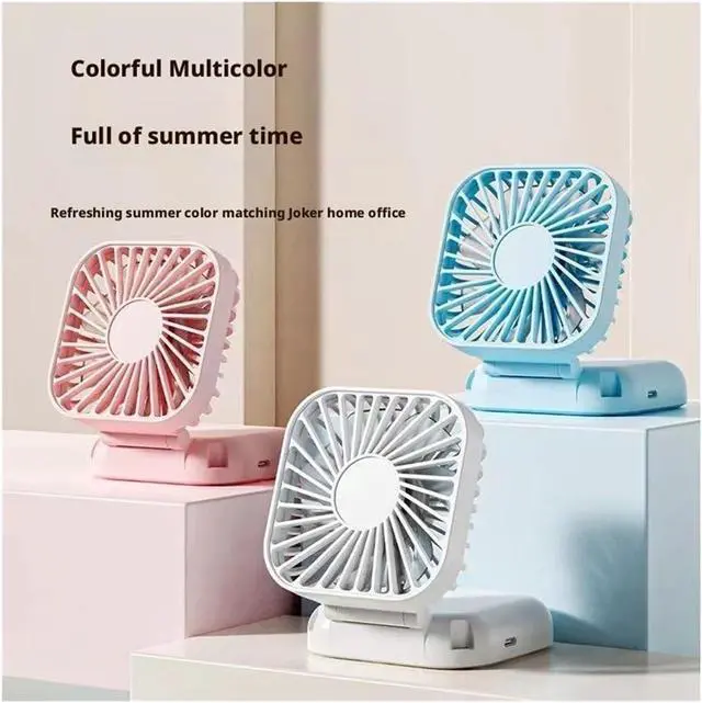 Alt view image 3 of 5 - Desktop Portable Small Fan(Pink)