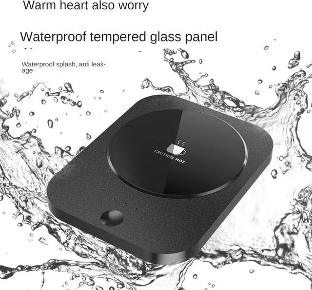 Alt view image 4 of 7 - The Intelligent Constant Temperature Coaster can be Heated to 55 Degrees and is Suitable for Milk and Coffee Isothermal Cups. Creative Insulated Roller Coaster for Promotional Activities