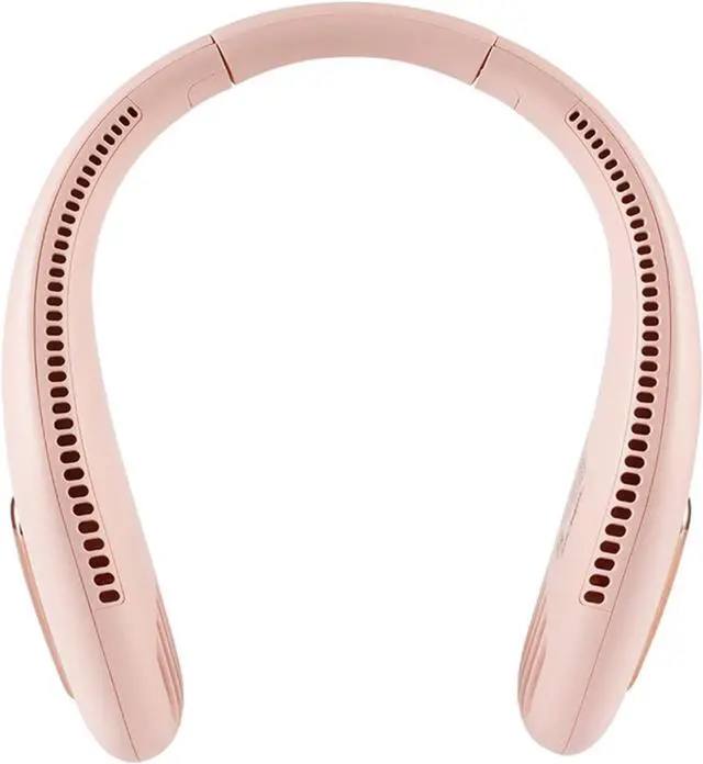 Main image of Portable Neck Fan,USB Rechargeable Hands Free Bladeless Neckband Fans,3 Speeds, Adjustment Wearable Personal Cooling Fan for Outdoor,Sports,Office-Mint Green,Green (Pink)