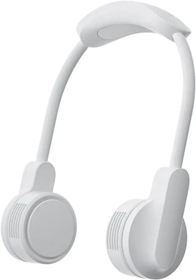 Main image of Portable Neck Fan,Semiconductor Cooling/Heating,Neckband Fan3 Speeds Adjustabl,USB Rechargeable,Wearable Fan for Office Outdoor Travel Queue