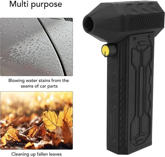 Alt view image 3 of 7 - Jet Dry Blower, 130000RPM Electric Compressed Air Duster USB Rechargeable Multifunction Low Noise Portable Mini Turbo Fan for Computer Keyboard,Outdoors,Car,Home (-3113240133011)