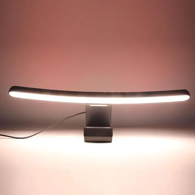 Alt view image 3 of 7 - Computer Monitor Lamp Touch Control Monitor Lamp Eye Caring Stepless Dimming Lamp Bar Desktop Screen Light LED for Home Office Desk