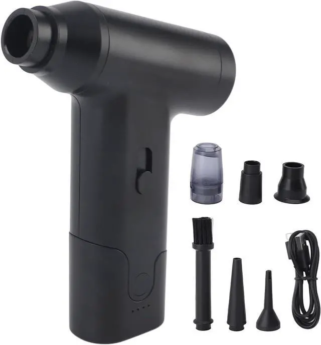 Main image of Mini Turbo Fan Air Blower, Handheld Electric Air Duster, Dry Blower, Portable Powerful Wind Speed Fan for Computer Car Cleaning Camping Dust Snow Blowing