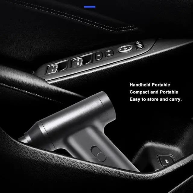 Alt view image 4 of 7 - Mini Turbo Fan Air Blower, Handheld Electric Air Duster, Dry Blower, Portable Powerful Wind Speed Fan for Computer Car Cleaning Camping Dust Snow Blowing