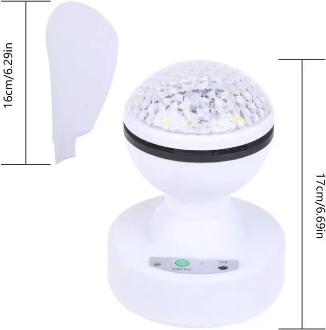 Alt view image 5 of 7 - Camping Fan, USB Rechargeable, Remote Control Timer Outdoor Fan for Office,Car,Travel tent