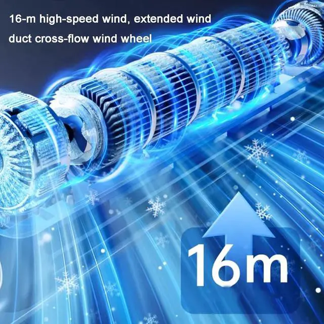 Alt view image 4 of 7 - OVARIA Clip On Monitor Fan, Personal Cooling Fan for Computer, 3 Wind Speeds, 30cm Long Air Outlet, Quiet USB Bladeless Fan, for Flat and Curved Monitor, Laptop(Color:White)