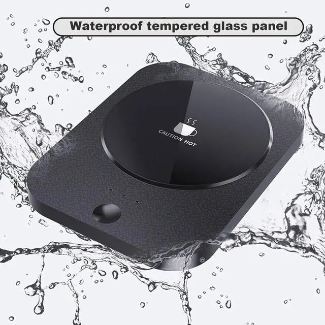 Alt view image 6 of 7 - Coffee Mug Warmer, USB Coffee Mug Warmer with Auto Shut Off & 3-Temp Settings Mug Warmer for Desk, Coffee Cup Warmer for Coffee, Beverage, Candle, Milk, Tea (White)