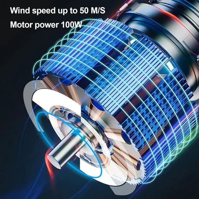 Alt view image 4 of 7 - Mini Turbo Fan Air Blower 120000RPM Compact and Portable Electric Turbine Fan Adjustable Speed Multi Function for Cleaning Computers Laptops Cameras (NSXAYIWEqDd-12)