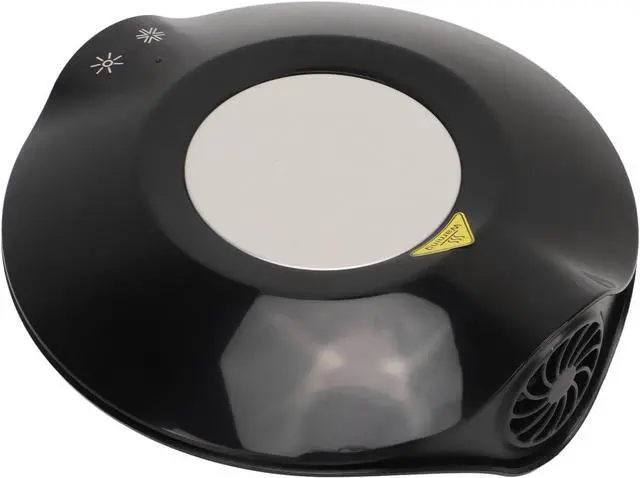 Alt view image 4 of 7 - Heating and Cooling Cup Mat, USB Powered Electric Coffee Warmer, Drinking Cooler, ABS Plastic Shell, 65 Degrees, Wide Container Compatibility