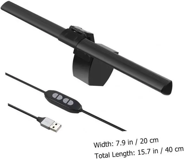 Alt view image 4 of 7 - Angoily Monitor Light Led Screen Lamp Clip Light Eye-Care Desk Lamp for Desktop Pc and