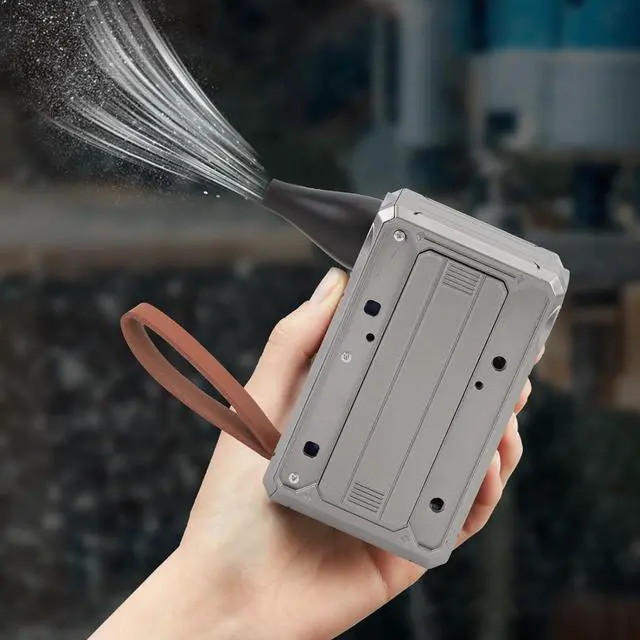 Alt view image 2 of 7 - Dust Blower, High Speed Turbo Fan Jet Dry Blower LED Light Design Electric Air Duster Portable Power Bank Mini Turbo Fan for Car Computers Keyboard Camera