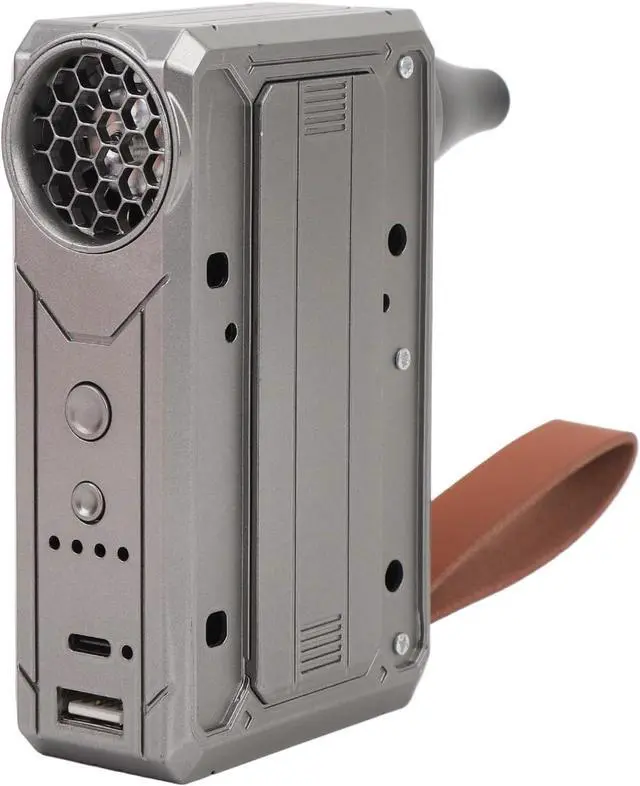 Main image of Mini Fan, High Wind Force, LED Light, Multifunction Dust Blower Portable Power Bank Fan for Car Keyboard Camera, Air Blowing, Inflating, Lighting, Power Bank