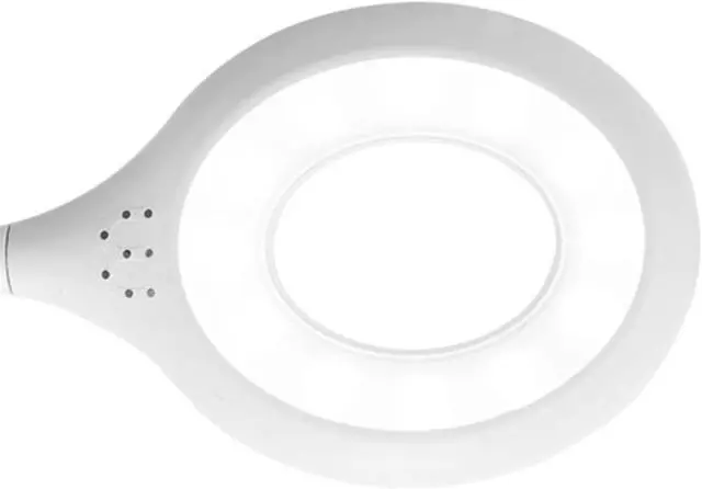 Alt view image 3 of 4 - Small Black Table lamp Portable Desk Lamp LED Light for Computer Laptop Ring Eye Care Led Lamp Desk Lamp (Color : Blue) ()
