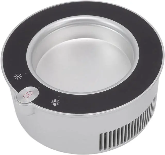 Alt view image 7 of 7 - Cooling Heating Coaster, USB Powered Cup Mug Mat, Dual Use for Hot and Cold Drinks, 11 to 68  Temperature Range with One Key, ABS Material for Home Travel