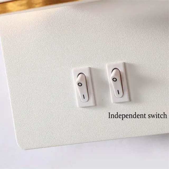 Alt view image 7 of 7 - 11W LED Indoor Wall Light with 2 Switches, Incl. USB Port and Qi Wireless Charging, Warm White 3000K Bedside Wall Lamp with 360° Adjustable 5W Reading Lamp for Bedroom, Living Room, Hallway,White