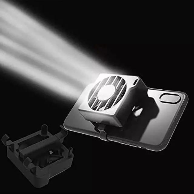 Alt view image 2 of 2 - Mini Portable Phone Cooler Cell Phone Cooling Air Fan Portable Cooled Radiator