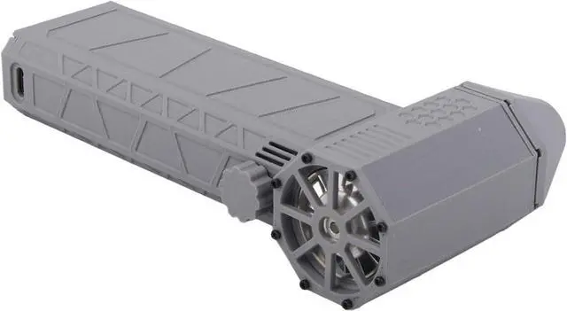 Alt view image 4 of 7 - Compact Hand Powerful Jet Dry Blower Fan for Quick and Efficient - Mini Blower for Keyboards, Cameras, and Sofas Type C Charging (Grey)