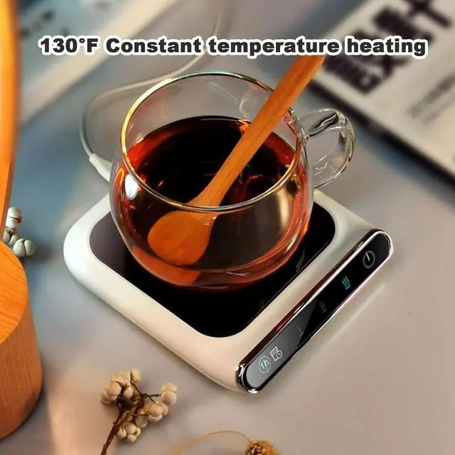 Alt view image 2 of 7 - Coffee Mug Warmer for Desk,Tea Warmer for Desk,Electric Coffee Cup Warmer with 3-Temp Settings,Smart Coffee Warmer for Desk Keep Coffee, Beverage, Hot Chocolate Warm
