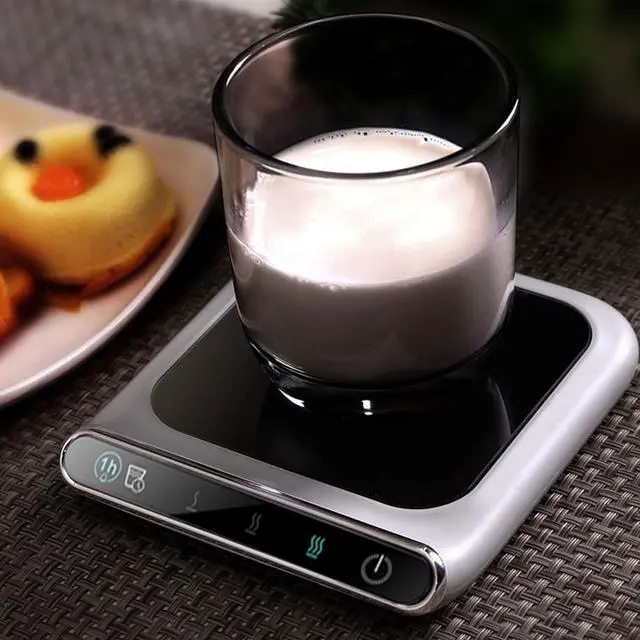 Alt view image 6 of 7 - Coffee Mug Warmer for Desk,Tea Warmer for Desk,Electric Coffee Cup Warmer with 3-Temp Settings,Smart Coffee Warmer for Desk Keep Coffee, Beverage, Hot Chocolate Warm